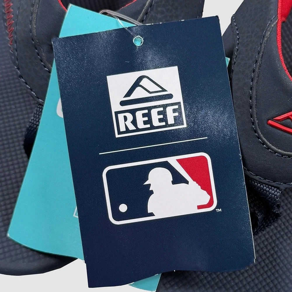 Reef Fanning x MLB Sandals / Flip-Flops - NWT Mens 9 Boston Red Sox - #49218-H9